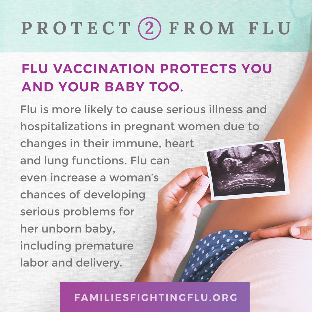 Flu Vaccination Protects Expectant Women