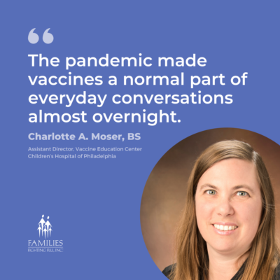 Charlotte Moser quote about vaccines