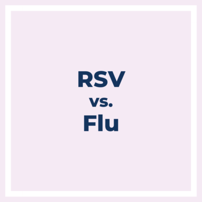 text reading 'rsv v flu'
