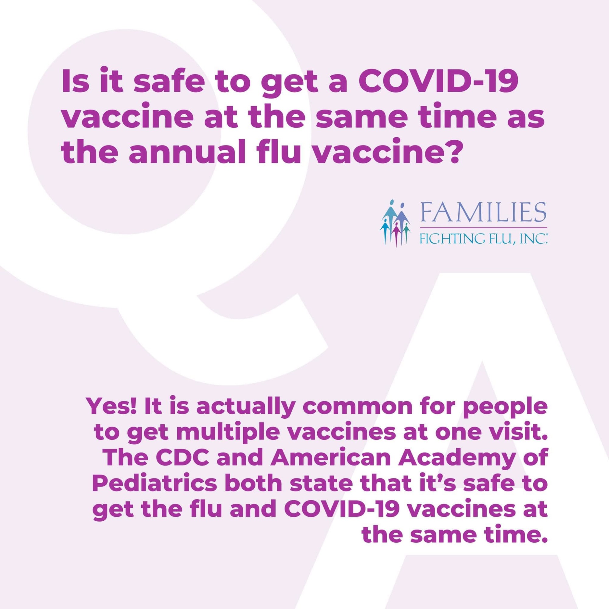 covid and flu infographic