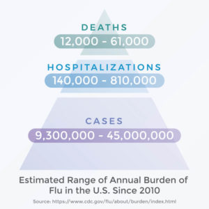 flu outcomes pyramid