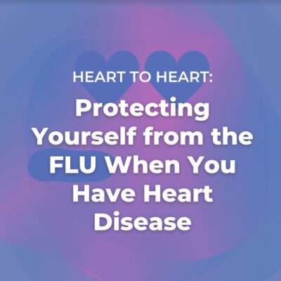 psa about flu and heart disease