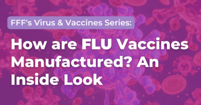 text reading 'how are flu vaccines manufactured'